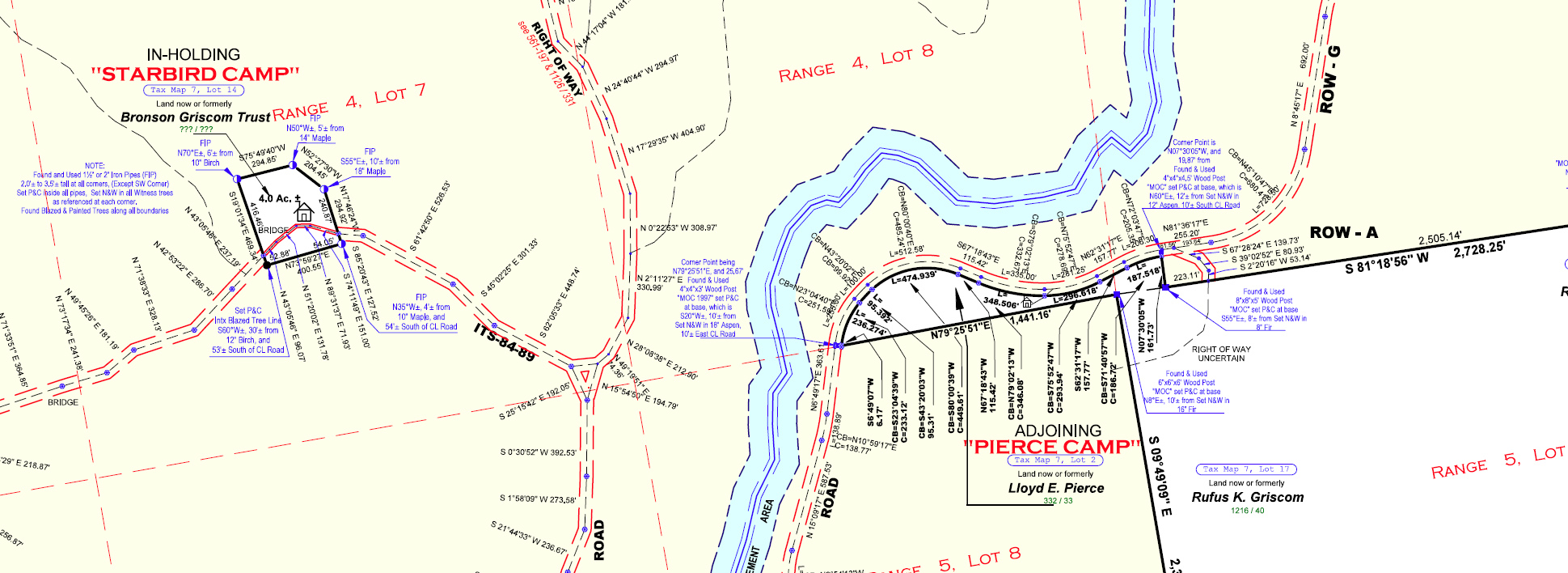 Boundary Survey Map