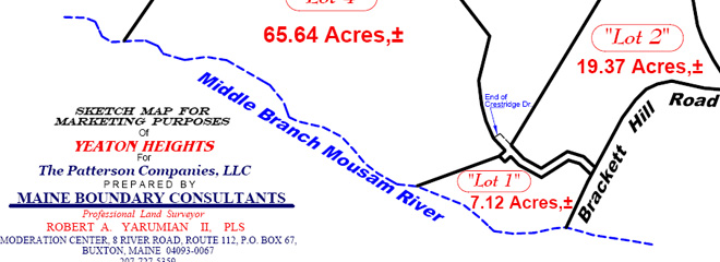 Boundary Survey Map